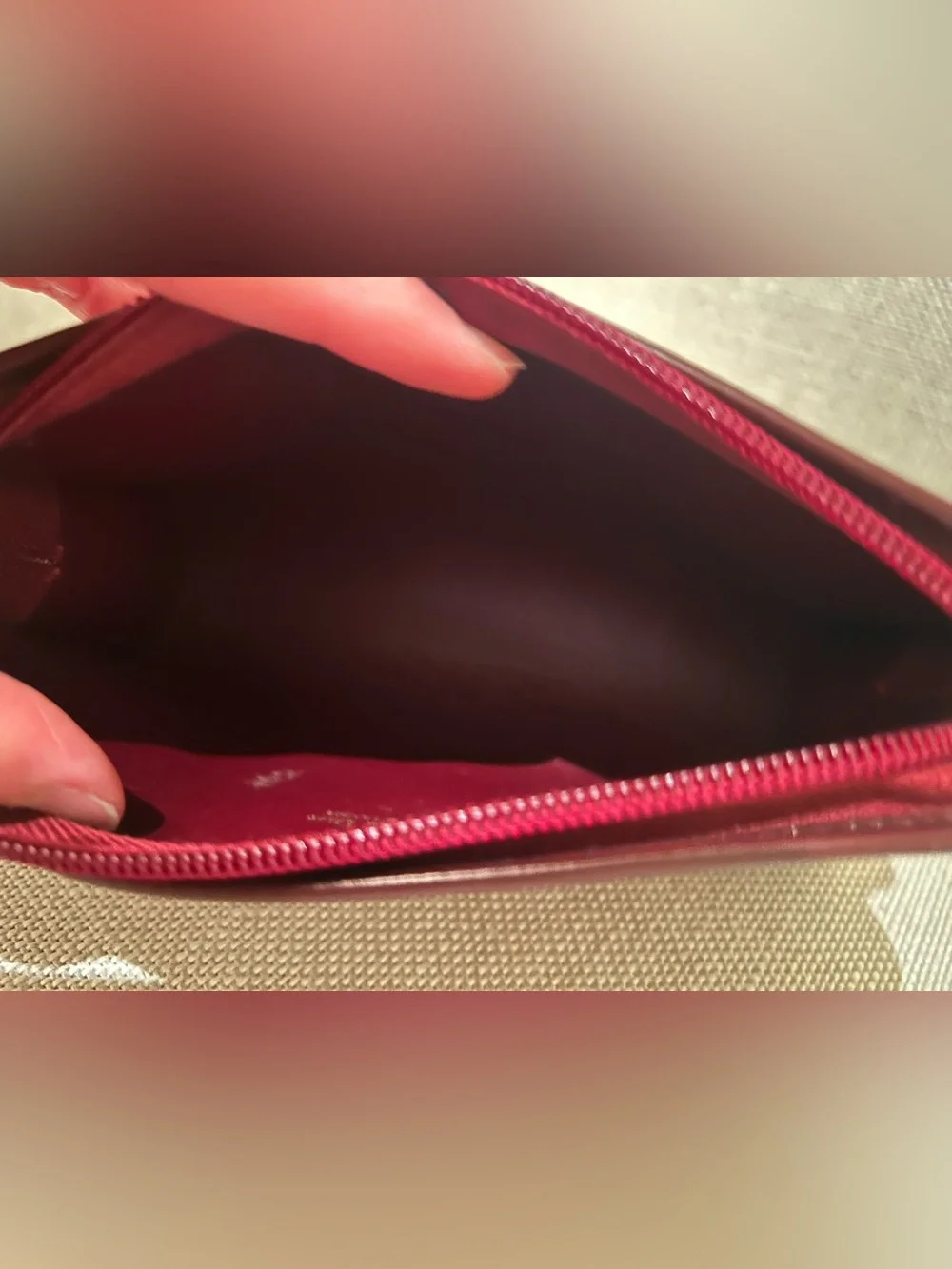 Christian Dior Vintage Monogram Makeup Pouch